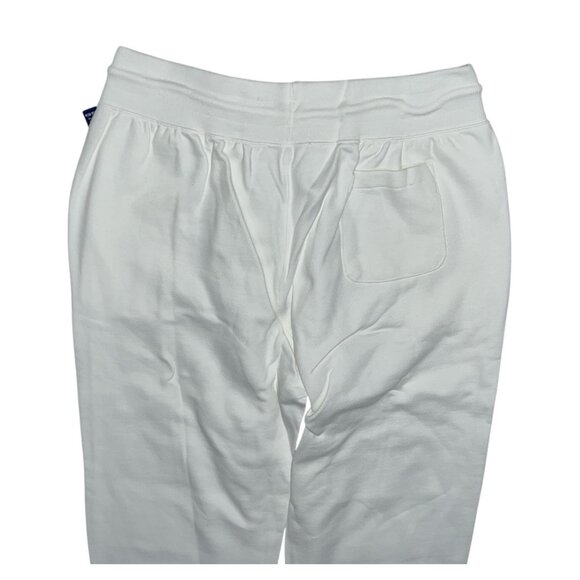 Champion Reverse Weave Colorful Embroidered Patch Sweat Pants Sz XL White Womens - Picture 8 of 9